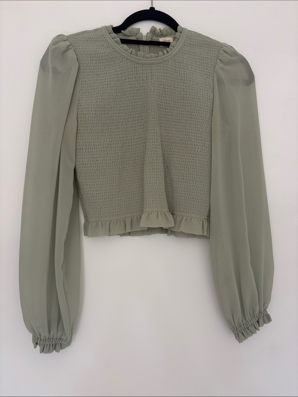 Wilfred Tempest Blouse in Sage Green
